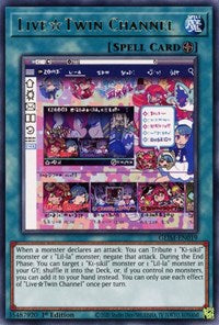Live Twin Channel [GEIM-EN019] Rare Yu-Gi-Oh!