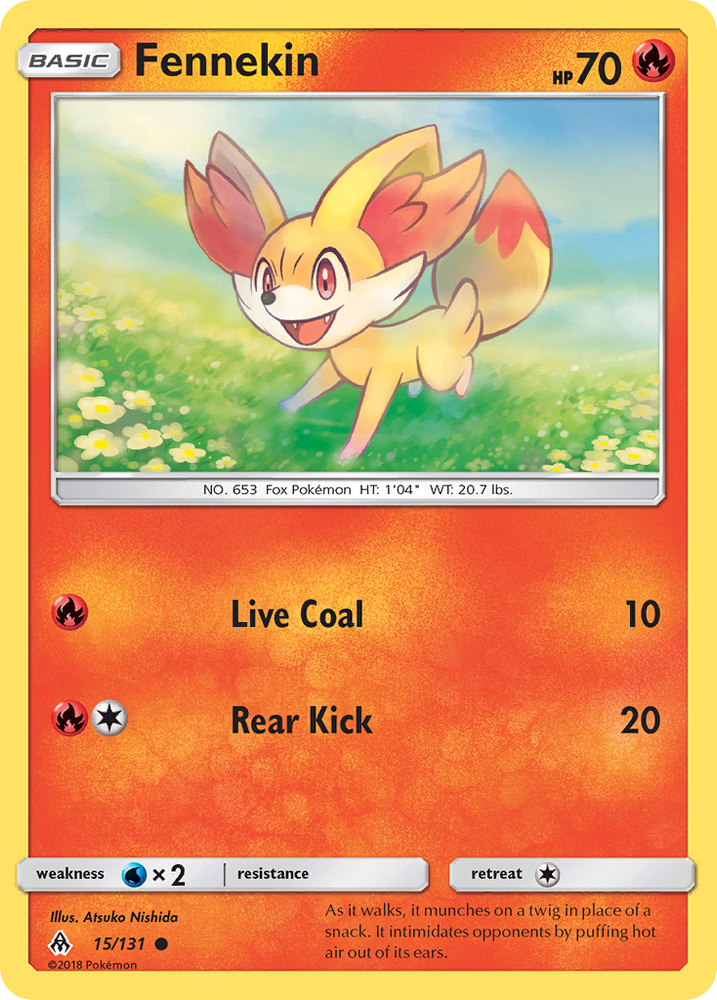 Fennekin (15/131) [Sun & Moon: Forbidden Light] Pokémon