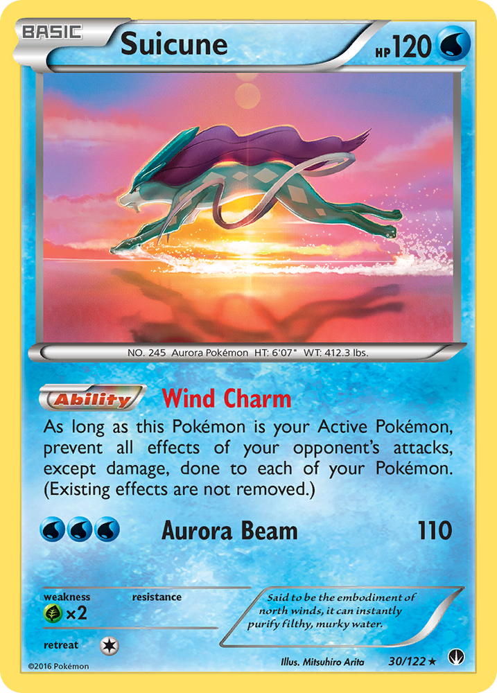 Suicune (30/122) [XY: BREAKpoint] Pokémon