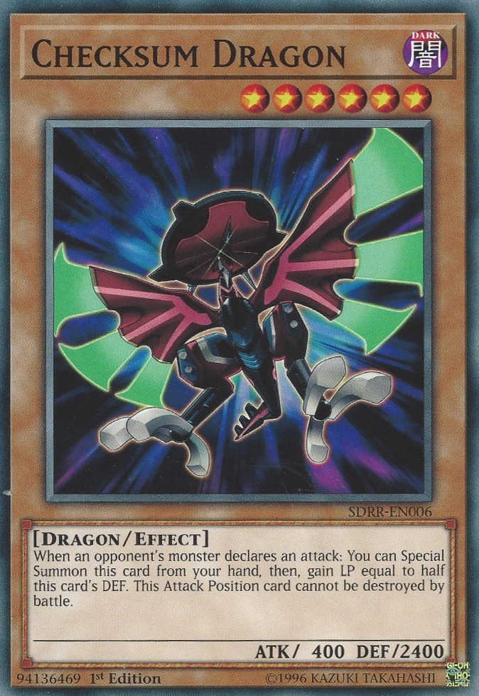 Checksum Dragon [SDRR-EN006] Common Yu-Gi-Oh!