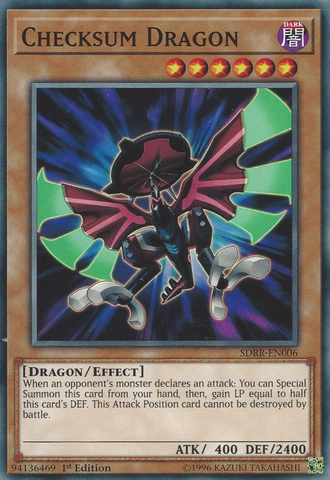 Checksum Dragon [SDRR-EN006] Common Yu-Gi-Oh!