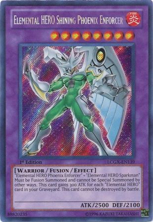 Elemental HERO Shining Phoenix Enforcer [LCGX-EN139] Secret Rare Yu-Gi-Oh!