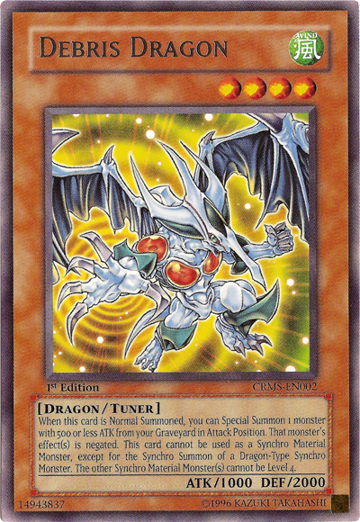 Debris Dragon [CRMS-EN002] Rare Yu-Gi-Oh!