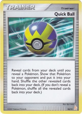 Quick Ball (10/11) [Diamond & Pearl: Trainer Kit - Lucario] Pokémon