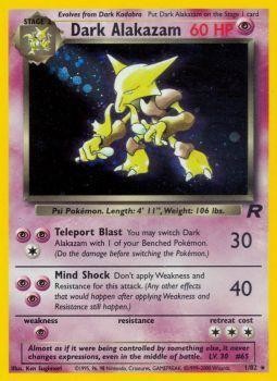 Dark Alakazam (1/82) [Team Rocket Unlimited] Pokémon