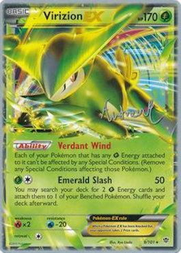 Virizion EX (9/101) (Emerald King - Andrew Estrada) [World Championships 2014] Pokémon