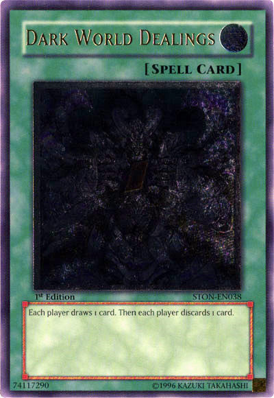 Dark World Dealings [STON-EN038] Ultimate Rare Yu-Gi-Oh!