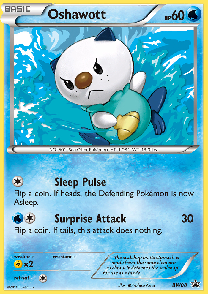 Oshawott (BW08) [Black & White: Black Star Promos] Pokémon