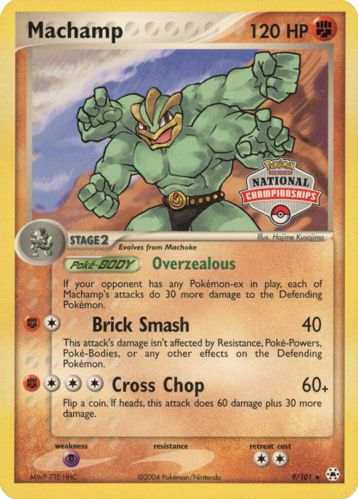 Machamp (9/101) (National Championships Promo) [EX: Hidden Legends] Pokémon