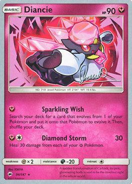 Diancie (94/147) (Infinite Force - Diego Cassiraga) [World Championships 2017] Pokémon