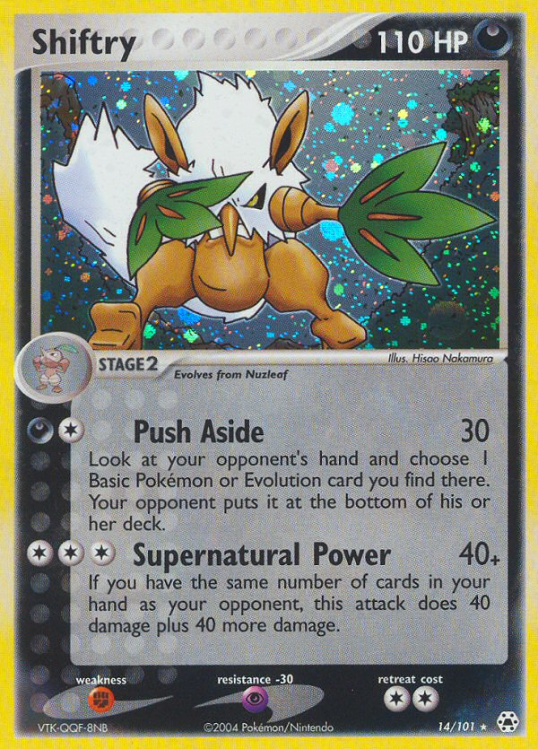 Shiftry (14/101) [EX: Hidden Legends] Pokémon