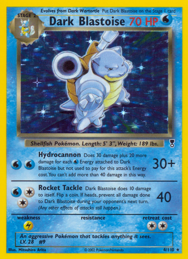 Dark Blastoise (4/110) [Legendary Collection] Pokémon