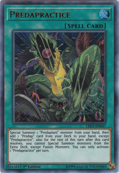 Predapractice [LED5-EN047] Ultra Rare Yu-Gi-Oh!