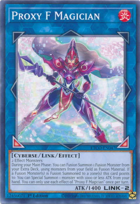 Proxy F Magician [ETCO-EN047] Common Yu-Gi-Oh!