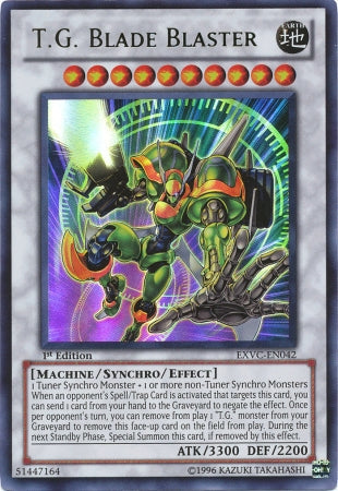 T.G. Blade Blaster [EXVC-EN042] Ultra Rare Yu-Gi-Oh!