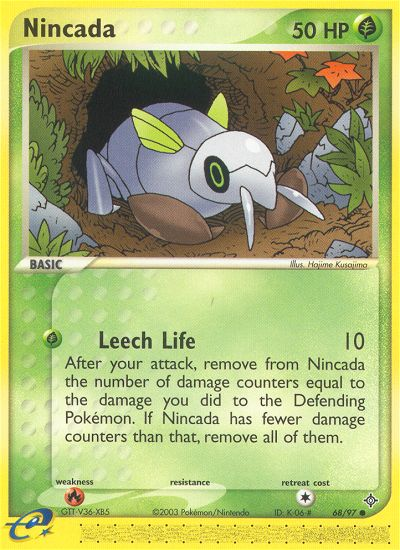 Nincada (68/97) [EX: Dragon] Pokémon