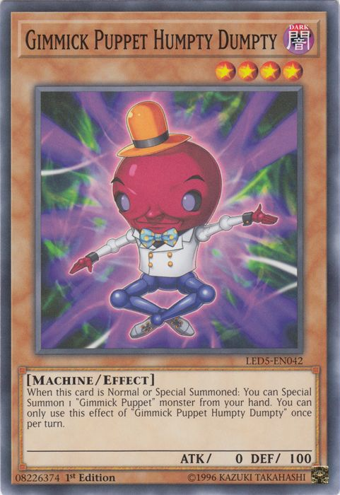 Gimmick Puppet Humpty Dumpty [LED5-EN042] Common Yu-Gi-Oh!