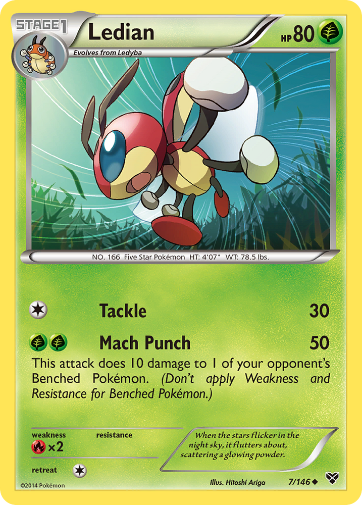 Ledian (7/146) [XY: Base Set] Pokémon