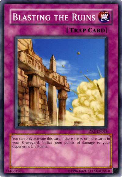 Blasting the Ruins [DR2-EN048] Common Yu-Gi-Oh!