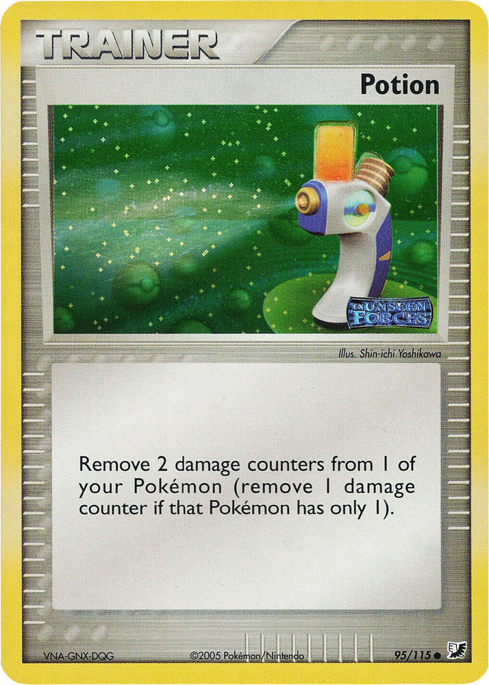 Potion (95/115) (Stamped) [EX: Unseen Forces] Pokémon