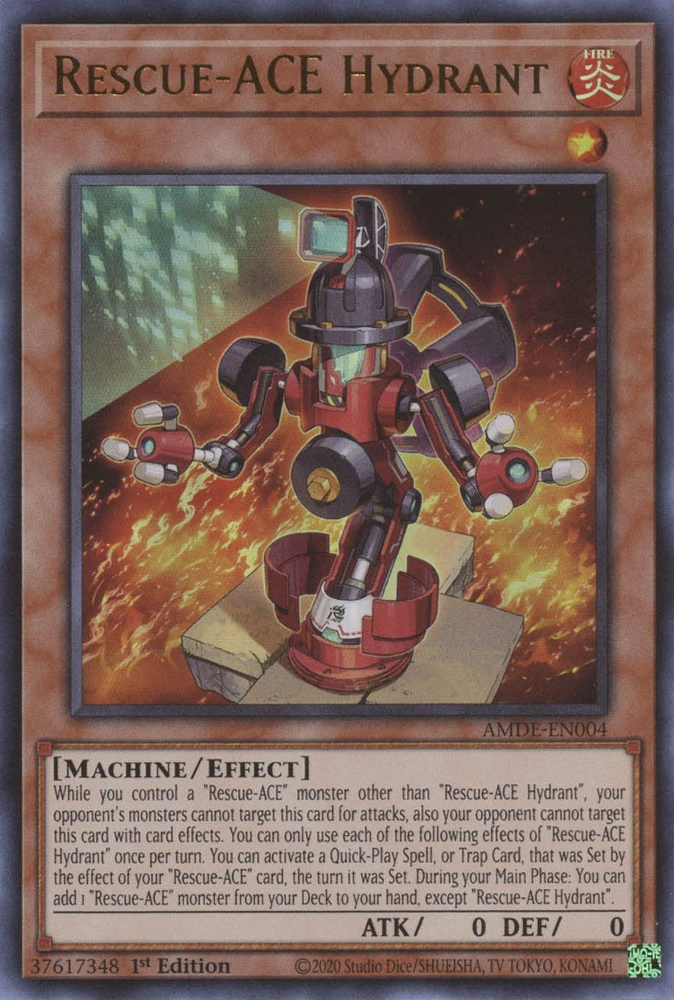Rescue-ACE Hydrant [AMDE-EN004] Ultra Rare Yu-Gi-Oh!