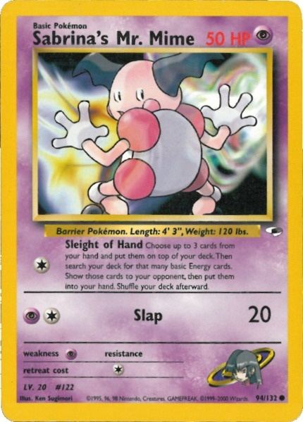 Sabrina's Mr. Mime (94/132) [Gym Heroes Unlimited] Pokémon