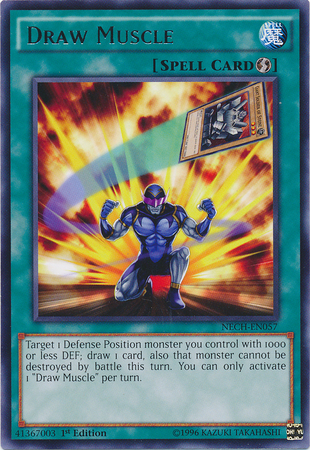 Draw Muscle [NECH-EN057] Rare Yu-Gi-Oh!