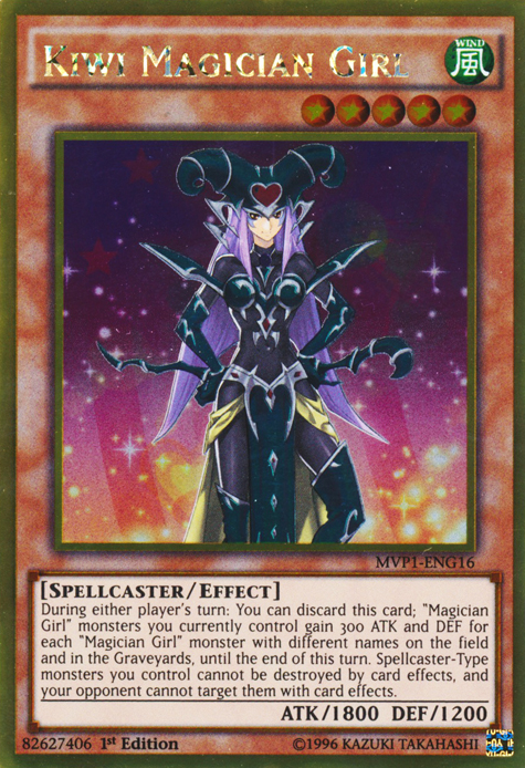 Kiwi Magician Girl [MVP1-ENG16] Gold Rare Yu-Gi-Oh!