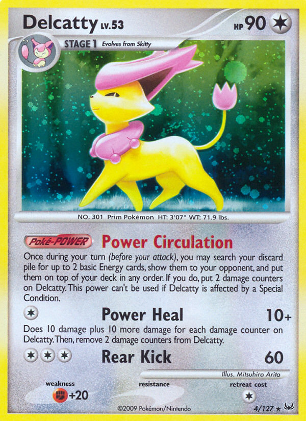 Delcatty (4/127) [Platinum: Base Set] Pokémon