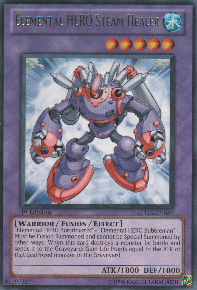 Elemental HERO Steam Healer [LCGX-EN051] Rare Yu-Gi-Oh!