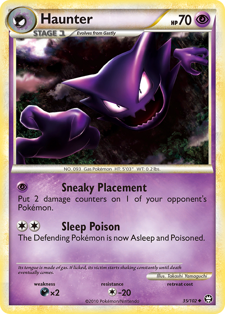 Haunter (35/102) [HeartGold & SoulSilver: Triumphant] Pokémon