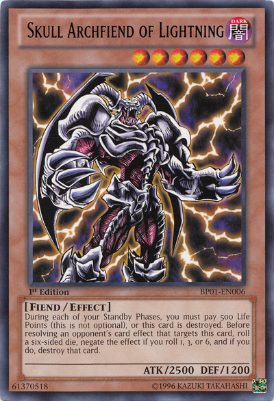 Skull Archfiend of Lightning [BP01-EN006] Rare Yu-Gi-Oh!