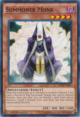 Summoner Monk [SDHS-EN017] Common Yu-Gi-Oh!