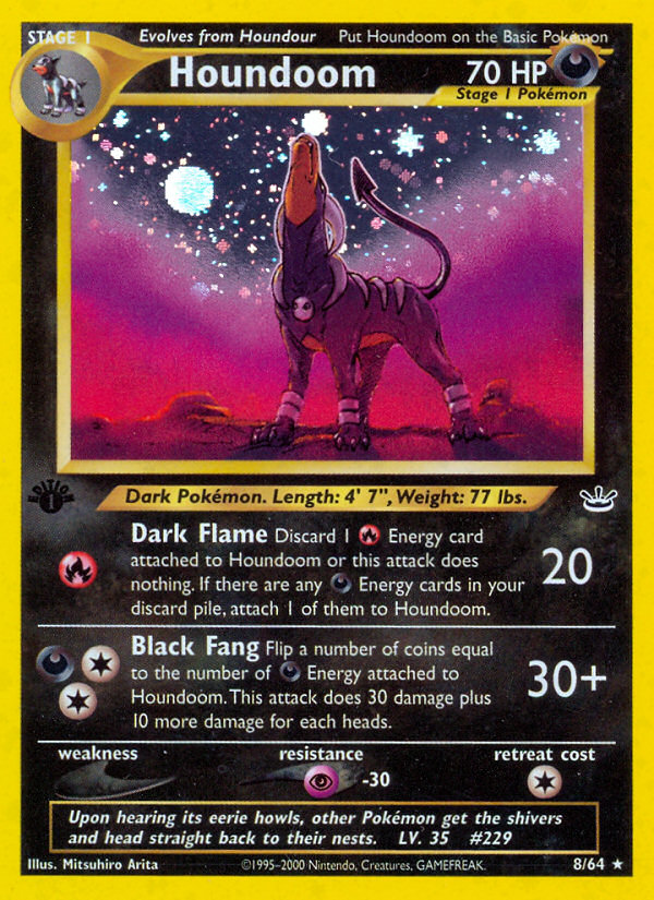 Houndoom (8/64) [Neo Revelation 1st Edition] Pokémon