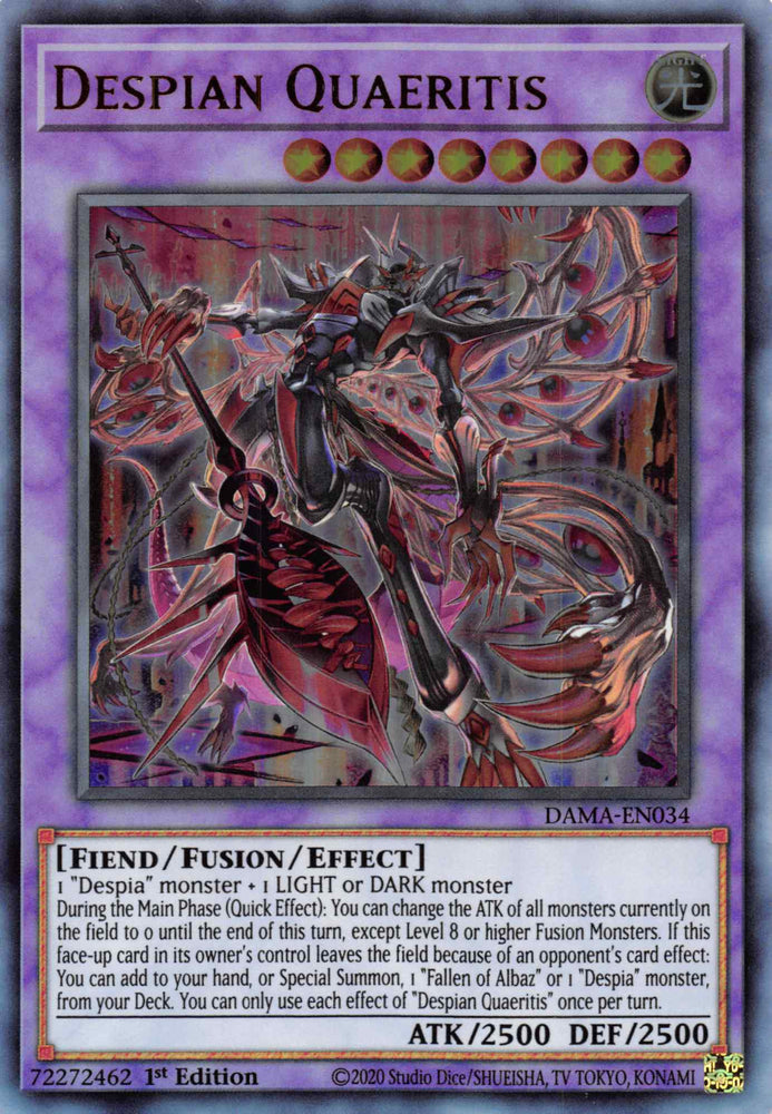 Despian Quaeritis [DAMA-EN034] Ultra Rare Yu-Gi-Oh!