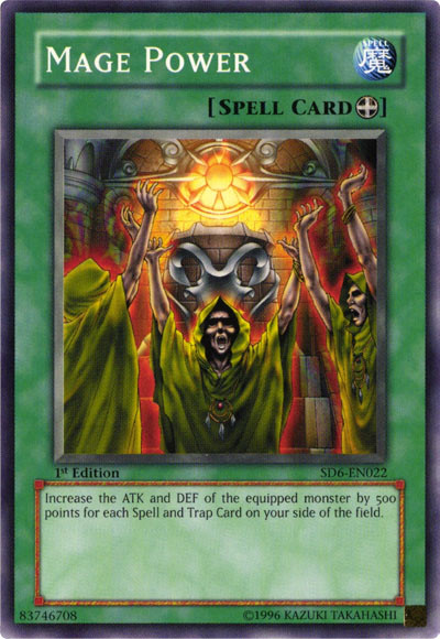 Mage Power [SD6-EN022] Common Yu-Gi-Oh!