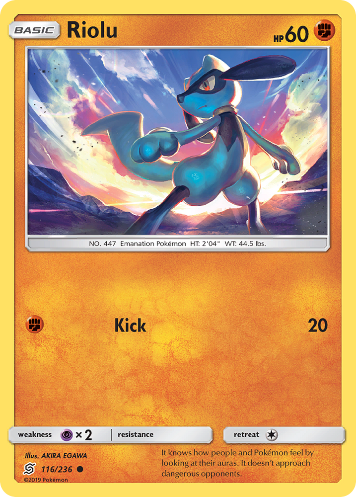 Riolu (116/236) [Sun & Moon: Unified Minds] Pokémon