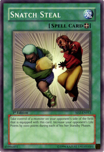 Snatch Steal [SD2-EN013] Common Yu-Gi-Oh!