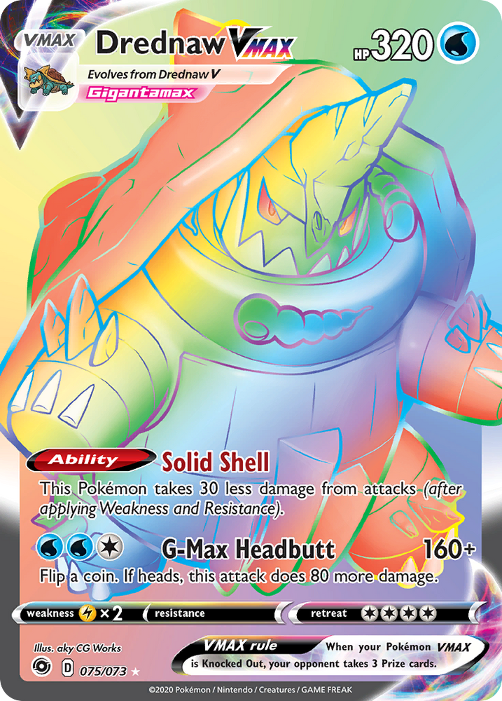 Drednaw VMAX (075/073) [Sword & Shield: Champion's Path] Pokémon