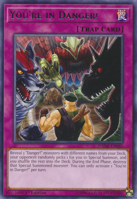 You're in Danger! [DANE-EN085] Rare Yu-Gi-Oh!