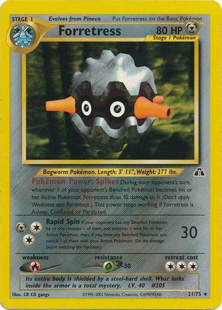 Forretress (21/75) [Neo Discovery Unlimited] Pokémon