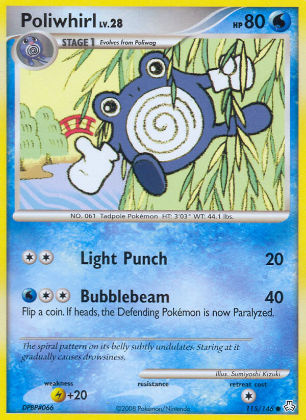 Poliwhirl (115/146) [Diamond & Pearl: Legends Awakened] Pokémon
