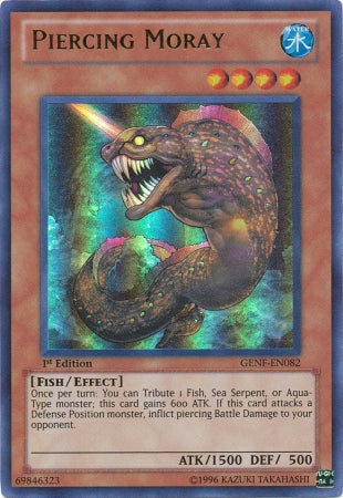 Piercing Moray [GENF-EN082] Ultra Rare Yu-Gi-Oh!