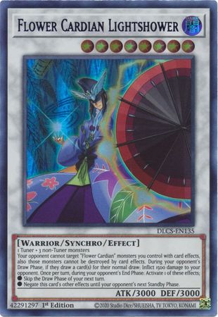 Flower Cardian Lightshower (Blue) [DLCS-EN135] Ultra Rare Yu-Gi-Oh!