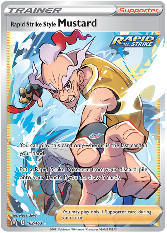 Rapid Strike Style Mustard (162/163) [Sword & Shield: Battle Styles] Pokémon