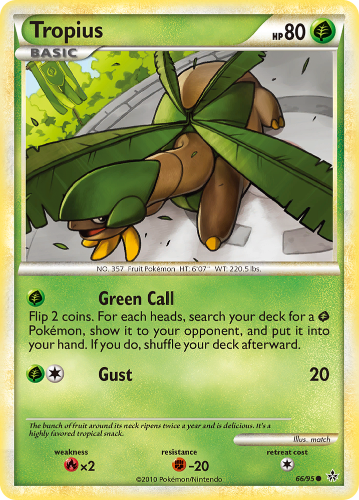 Tropius (66/95) [HeartGold & SoulSilver: Unleashed] Pokémon