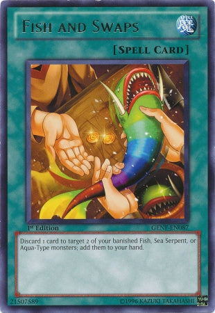 Fish and Swaps [GENF-EN087] Rare Yu-Gi-Oh!