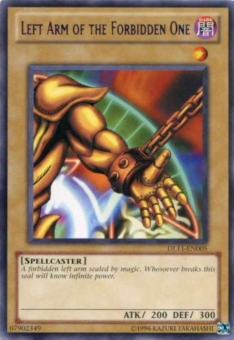 Left Arm of the Forbidden One (Purple) [DL11-EN005] Rare Yu-Gi-Oh!