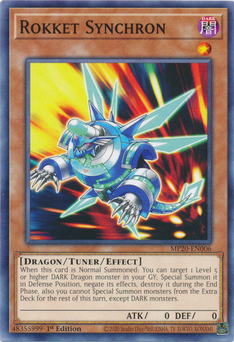 Rokket Synchron [MP20-EN006] Common Yu-Gi-Oh!