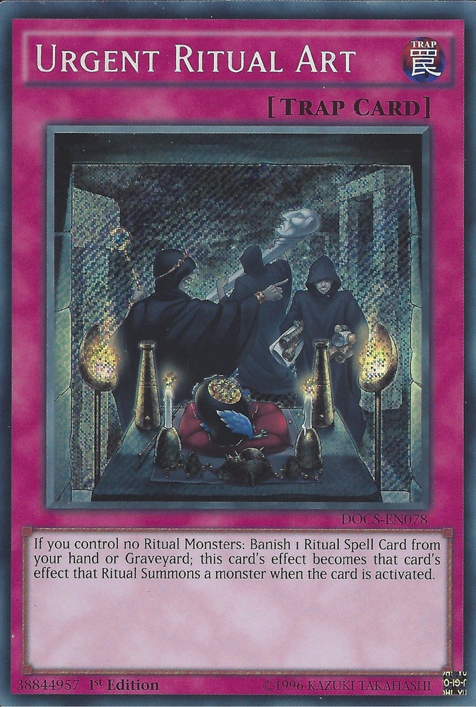 Urgent Ritual Art [DOCS-EN078] Secret Rare Yu-Gi-Oh!